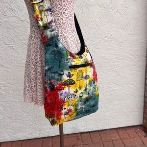 Tye Dyed Mushroom crossbody bag